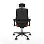 PIQUERAS Y CRESPO Silla de oficina Mardos con mecanismo Sincro/Traslack Marrón/Negro