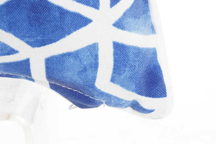 DKD Home Decor Cojin Boho Azul Blanco 10 x 40 x 40 cm DKD Home Decor Cojin Boho Azul Blanco 10 x 40 x 40 cm
