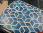 DKD Home Decor Cojín Exterior Azulejos Azul y Blanco