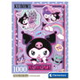 CLEMENTONI Puzzle 1000 Piezas Sanrio Kuromi y Hello Kitty - 98 x 33 cm