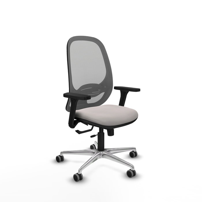 PIQUERAS Y CRESPO Silla de oficina Cilanco Blanco y Gris PIQUERAS Y CRESPO Silla de oficina Cilanco Blanco y Gris