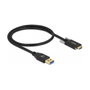 DeLOCK Cable USB 10 Gbps Tipo-A a USB Tipo-C™ con tornillos 0,5 m