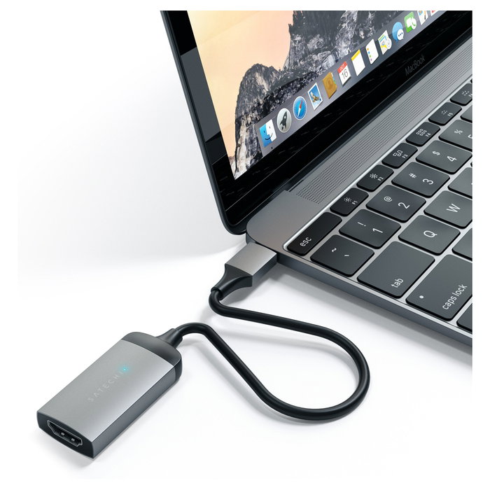 Satechi Adaptador USB-C a HDMI (4K), Space Grau, ST-TC4KHAM