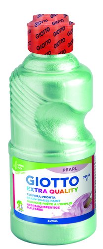 GIOTTO Témpera Líquida Pearl Verde Claro 250 ml GIOTTO Témpera Líquida Pearl Verde Claro 250 ml