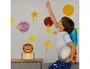 Wondee Lámpara Infantil Personalizable "Little Lion" con Nombre Madera Sostenible, Luz Quit Miedos Bebé