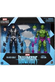 Hasbro Marvel Legends Black Bolt & Triton Pack de 2 Figuras 15 cm