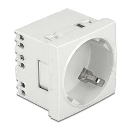 DeLOCK Tomacorriente Easy 45 con conexión a tierra 45° extensible