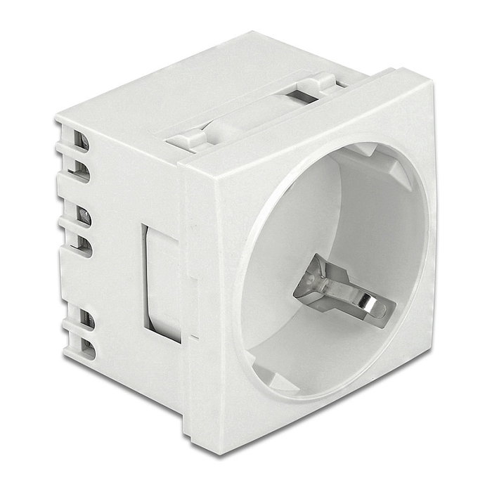 DeLOCK Tomacorriente Easy 45 con conexión a tierra 45° extensible DeLOCK Tomacorriente Easy 45 con conexión a tierra 45° extensible