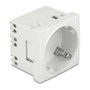 DeLOCK Tomacorriente Easy 45 con conexión a tierra 45° extensible