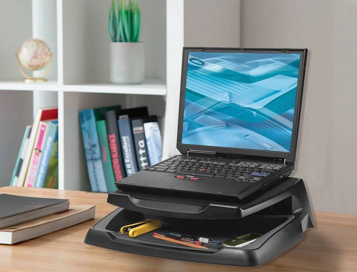 Q-connect Soporte para portátil y monitor de PC