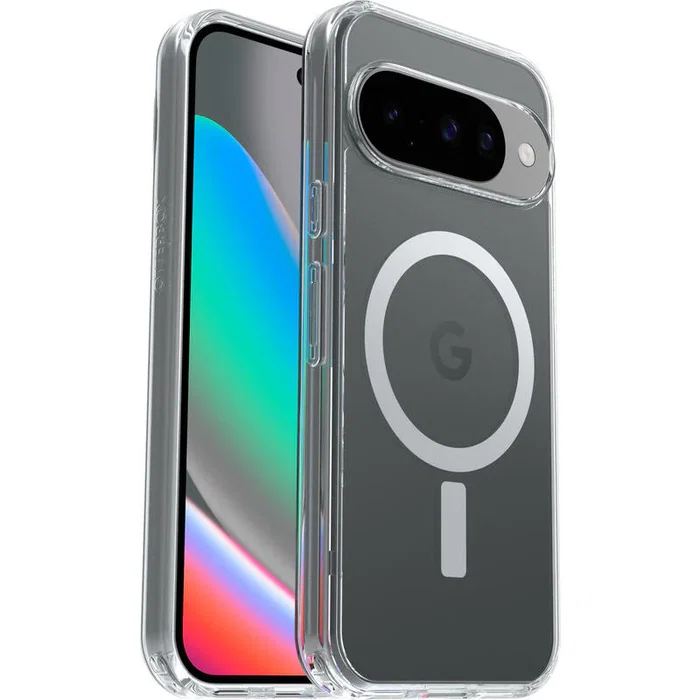 Otterbox Symmetry Serie Clear con Imanes para Google Pixel 10 y Pixel 10 Pro - Funda Transparente