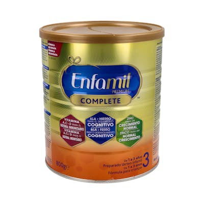 Enfamil 3 Premium Complete Leche en Polvo para Niños a partir de 1 año, 800 g
