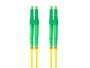 Lanberg Cable de Fibra Óptica LC/APC a LC/APC 2m Amarillo