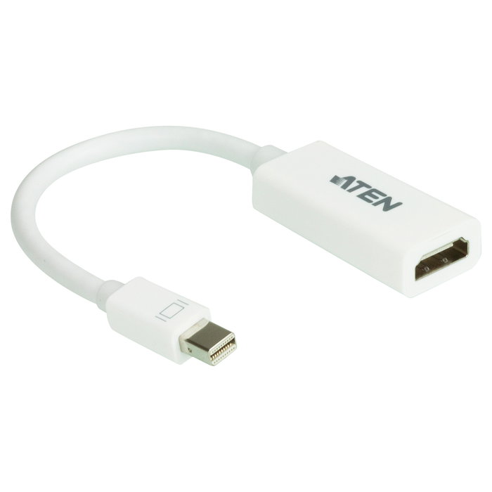 Aten Adaptador de Mini DisplayPort a HDMI VC980 Blanco
