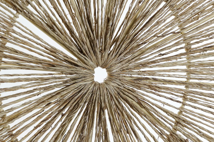 DKD Home Decor Decoración de Pared Yute y Metal Natural 90x90 cm DKD Home Decor Decoración de Pared Yute y Metal Natural 90x90 cm