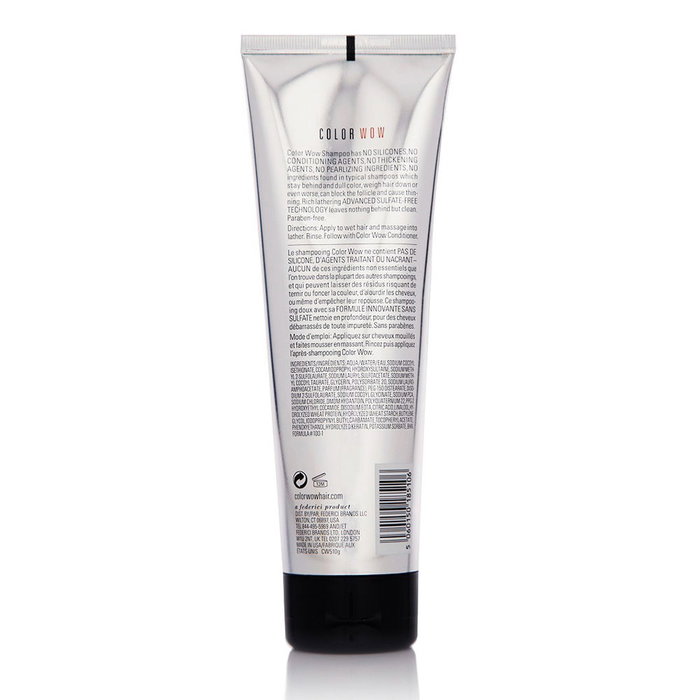 Wow Champú 250 ml, Sin Sulfatos ni Siliconas, Ideal para Cabello Teñido y Protege el Color