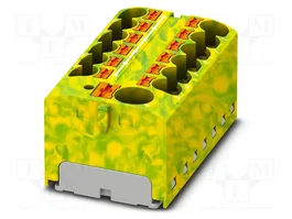 PHOENIX CONTACT PTFIX 10/12X4 GNYE Conector de Carril Push-in