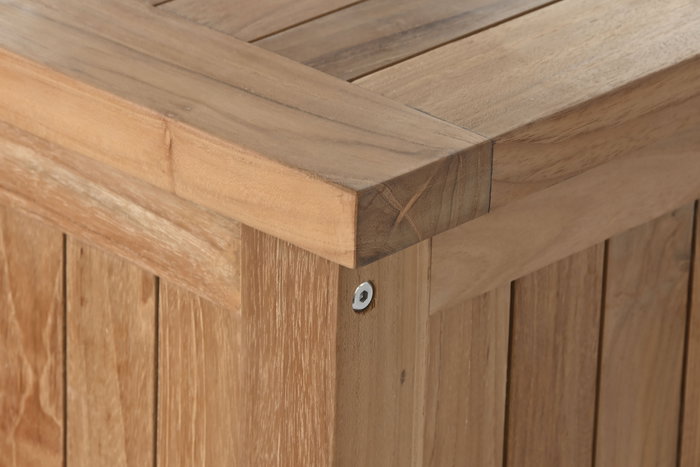 DKD Home Decor Baúl Terraza y Jardín Marrón 150 x 55 x 50 cm