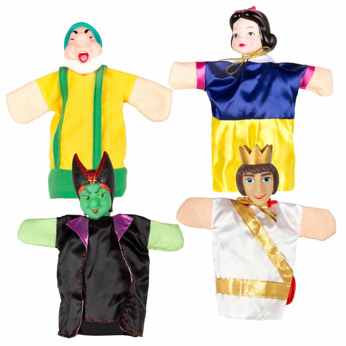 Color Baby Marionetas Blancanieves Set de 4 piezas de 25 cm Color Baby Marionetas Blancanieves Set de 4 piezas de 25 cm