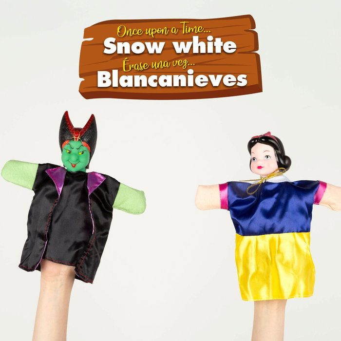 Color Baby Marionetas Blancanieves Set de 4 piezas de 25 cm Color Baby Marionetas Blancanieves Set de 4 piezas de 25 cm