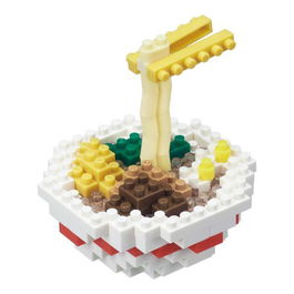 Nanoblock Kit de Construcción Ramen - Edición Japonesa, Modelo de Comida Decorativo con Piezas Pequeñas para Mayores de 12 Años