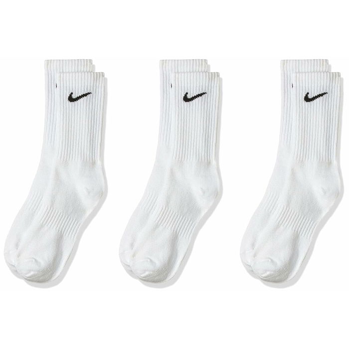 Pack de calcetines Nike NK EVERYDAY SX7676 100 Blanco 3 pares 5 Años Pack de calcetines Nike NK EVERYDAY SX7676 100 Blanco 3 pares 5 Años