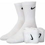 Pack de calcetines Nike NK EVERYDAY SX7676 100 Blanco 3 pares 5 Años