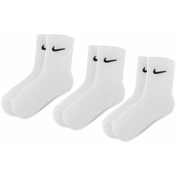 Pack de calcetines Nike NK EVERYDAY SX7676 100 Blanco 3 pares 5 Años Pack de calcetines Nike NK EVERYDAY SX7676 100 Blanco 3 pares 5 Años