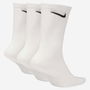 Pack de calcetines Nike NK EVERYDAY SX7676 100 Blanco 3 pares 5 Años
