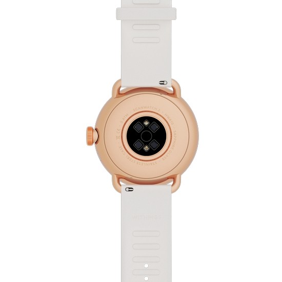 Withings ScanWatch 2 38mm Rose Gold - Reloj inteligente con EKG, oxímetro, pulseira, OLED