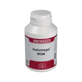 EQUISALUD Holomega Holomsm 180 cápsulas - Complemento con MSM, Vitamina C y Manganeso para Cabello, Uñas y Piel - Apto para Vegetarianos