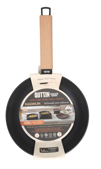 Inde Sartén de Aluminio Forjado 20 cm para Inducción Magnum Quttin (6 Unidades) Inde Sartén de Aluminio Forjado 20 cm para Inducción Magnum Quttin (6 Unidades)