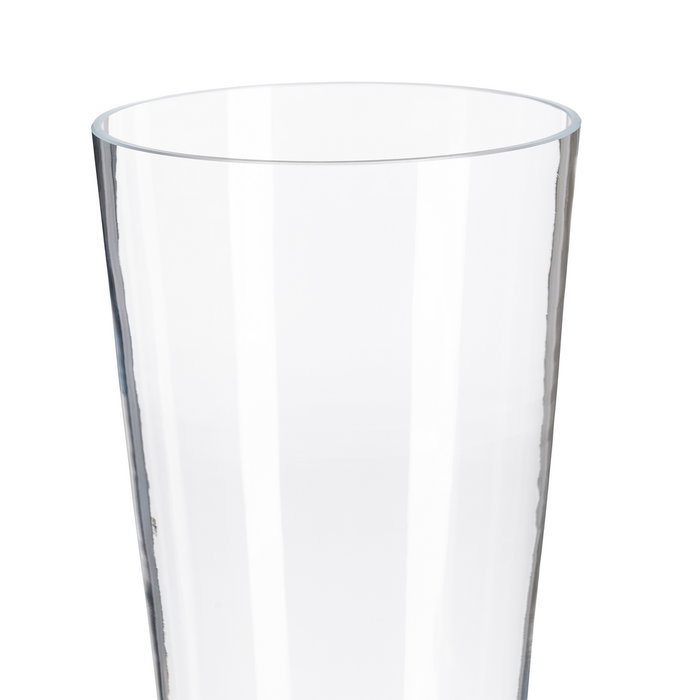 Jarrón Transparente Cristal Decoración 18 X 18 X 43 cm