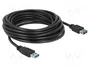 DeLOCK 85058 Cable de extensión USB Tipo-A de 5 m, Negro