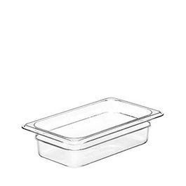 Cambro Cubeta GN 1/4-065, 1.7 Litros, Almacenaje Alimentario, Policarbonato, 265x162x65 mm
