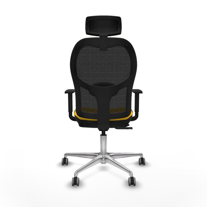 PIQUERAS Y CRESPO Silla de oficina Jorquera Sincro/Traslack Amarillo/Negro PIQUERAS Y CRESPO Silla de oficina Jorquera Sincro/Traslack Amarillo/Negro