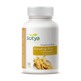 Sotya Ginseng rojo coreano 500mg 90 cápsulas