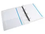 Liderpapel Carpeta Canguro 4 Anillas Mixtas 40mm A4 Plástico Blanco