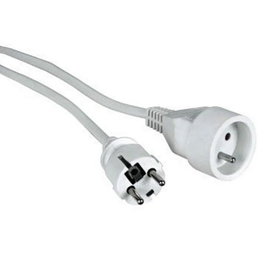 LOGON PROFESSIONAL PSPC03W Cable de Extensión Eléctrica Profesional 3G x 1.5mm² - 3 Metros - Blanco