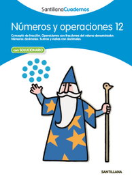 SANTILLANA, Números y operaciones, Educación Primaria. Cuaderno 12 (+Solucionario)