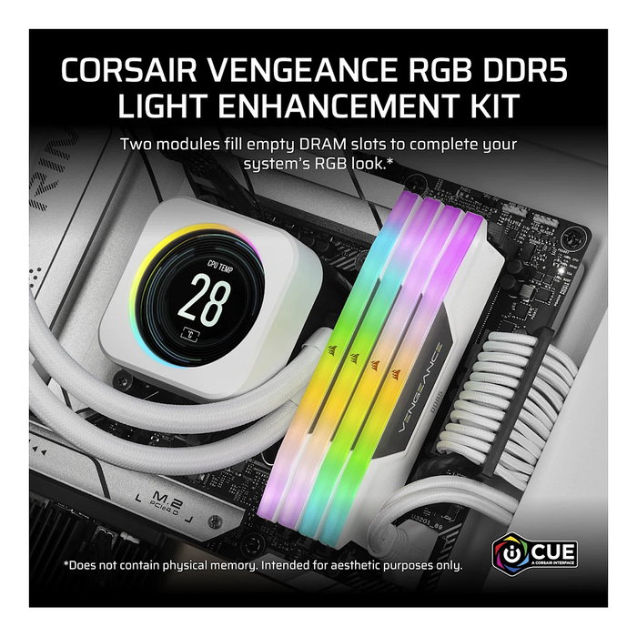 Corsair VENGEANCE RGB Light Enhancement Kit Blanco Multicolor Corsair VENGEANCE RGB Light Enhancement Kit Blanco Multicolor