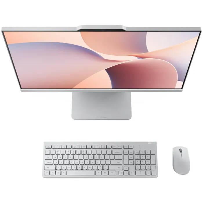 Lenovo F0HR00AXFR IdeaCentre AIO 24ARR9 - Ordenador Todo en Uno Sin Windows - Pantalla 24" FHD - Ryzen 5 7535HS - 16GB RAM - 512GB SSD - Kit Teclado y Ratón Inalámbricos