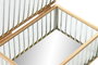 DKD Home Decor Joyero de Cristal y Metal Transparente y Dorado 15x11x6 cm