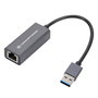 Conceptronic Adaptador USB 3.2 Gen 1 (3.1 Gen 1) a RJ45 Gigabit Ethernet 10/100/1000Mbps para PC/Portátil con Carcasa de Aluminio