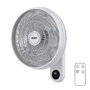 Edm Ventilador de Pared de 40 cm con Mando a Distancia, Blanco