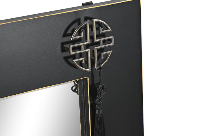 DKD Home Decor Espejo Abeto MDF 70x4x90 Oriental Negro DKD Home Decor Espejo Abeto MDF 70x4x90 Oriental Negro