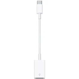 Apple Cable de Sincronización y Carga, Thunderbolt 3, Adaptador USB-C (24 pines macho) a USB Tipo A (9 clavijas hembra), 1 Año de Garantía