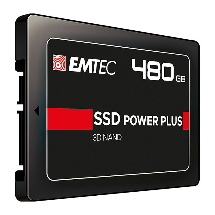 Emtec POWER PLUS X150 Disco SSD 480GB 2.5" (6.3cm) SATA III Emtec POWER PLUS X150 Disco SSD 480GB 2.5" (6.3cm) SATA III