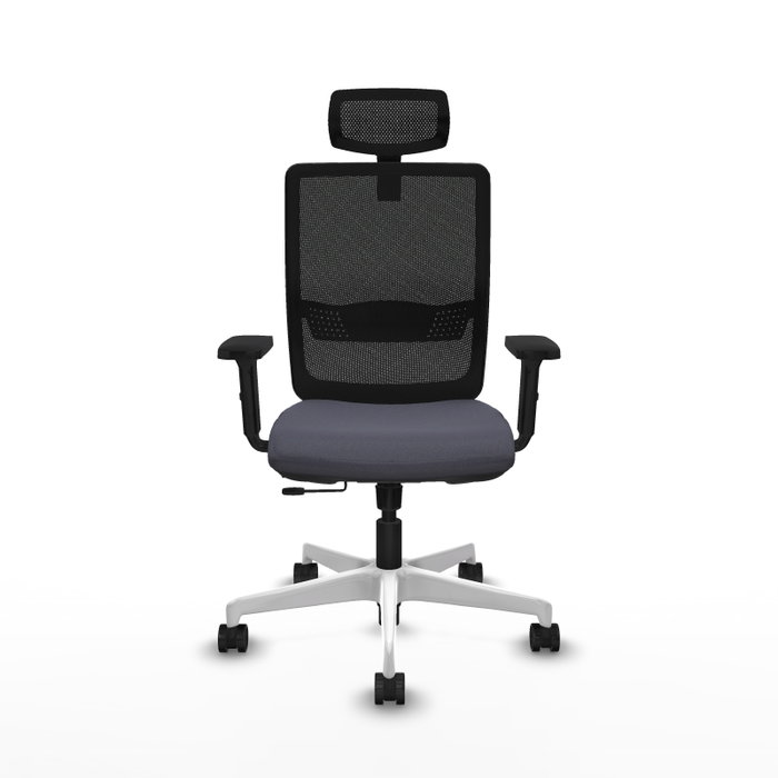 PIQUERAS Y CRESPO Silla de oficina Haches Gris oscuro y Negro PIQUERAS Y CRESPO Silla de oficina Haches Gris oscuro y Negro