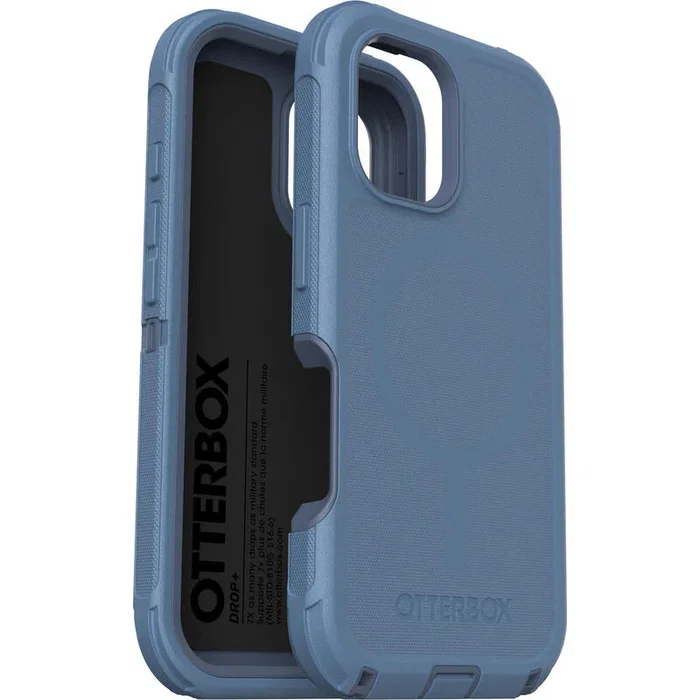 Otterbox Defender Series Carcasa Trasera para Teléfono con MagSafe, Silicona, Color Vaqueros Azules (Azul)